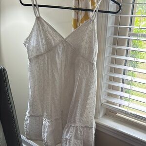 Wild Fable White Eyelet Lace Slip